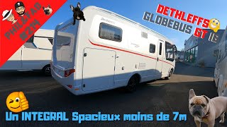 UN CAMPING CAR INTEGRAL DE MOINS DE 7M  DETHLEFFS GLOBEBUS GT I6 [upl. by Annawit611]