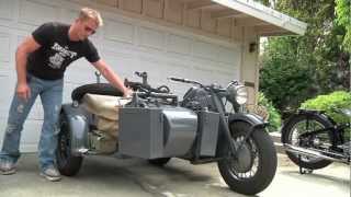 1942 Zundapp Military KS750 with Steib B2 Sidecar [upl. by Deedahs]