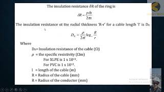 12 Calculate Insulation Resistance by Equation [upl. by Vories142]