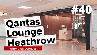 HEATHROW Qantas Lounge Review Terminal 3 [upl. by Luemas]