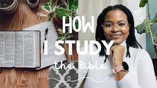 How I study the Bible  Indepth SOAP method and ACTS method  a vulnerable Bible study [upl. by Atterrol522]