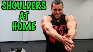 Intense Tabata At Home Shoulder Workout HIIT [upl. by Nyasuh752]