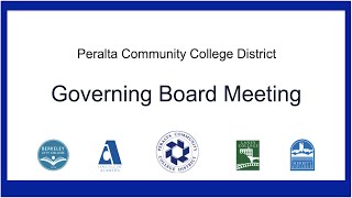 Peralta Colleges Board of Trustees Meeting December 12 2023 [upl. by Anayrb897]