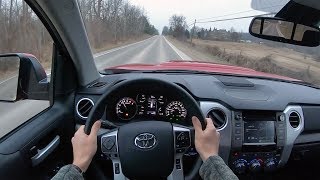 2019 Toyota Tundra SR5 Double Cab  POV Test Drive Binaural Audio [upl. by Brana]