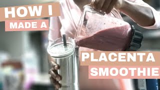 I made a POSTPARTUM SMOOTHIE  The health benefits how to prepare and ingredients for a smoothie [upl. by Mireille205]