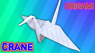 How To Make a Paper Crane  Origami Crane Step by Step  Easy [upl. by Gunas]