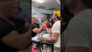 Devon larratt vs Leonidas arkona  shorts armwrestling devonlarratt [upl. by Arytahs]