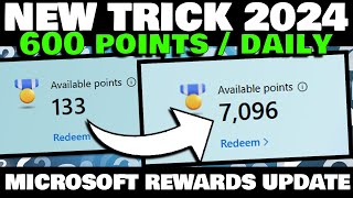 Microsoft Rewards Get 600 Points Daily New Trick  Microsoft Rewards New Update  जल्दी देख लो [upl. by Hapte]