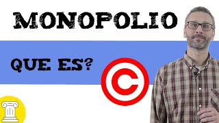 Qué es un monopolio 🎩definición [upl. by Leikeze702]