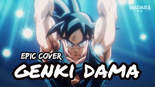 GENKIDAMA THEME  DRAGON BALL DAIMA EPIC COVER BY MADARA GA [upl. by Linnet]