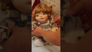 Face Sewing Pattern Doll Making Cloth Doll Tutorial Realistic Baby Doll Katrusia Boneca de Pano [upl. by Zetnas]