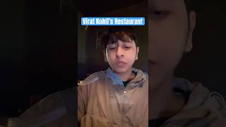 Going to Virat Kohli’s Restaurant minivlog brownkiki shorts [upl. by Tanhya805]