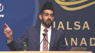 Day 3 Jalsa Salana Canada 2017 English Speech by Farhan Iqbal Ṣāḥib [upl. by Atineg]