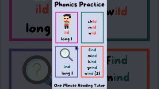 Learn to ReadKindergarten Reading PracticeILD and IND reading phonicsamericanaccentlearntoread [upl. by Delamare]