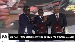 Abidjan  temps forts du Forum des 100 Meilleures PME dAfrique 2024 [upl. by Carce220]