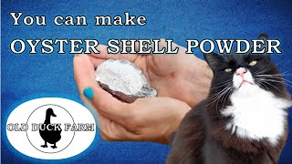 Make your own Oyster Shell Powder [upl. by Abbi878]