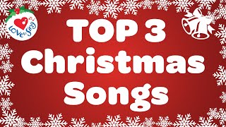 Top 3 Christmas Songs with Lyrics 🎄 Merry Christmas Songs [upl. by Gem]