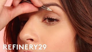 3 Steps To False Lashes  Beauty Prep School  Refinery29 [upl. by Sirenay]