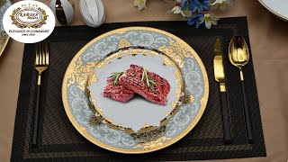 best bone china dinnerware brands products  KAROSA [upl. by Haeckel811]