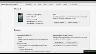 Connect iPhone 4 Verizon\Sprint iOS 61 support CDMA Tool [upl. by Demakis]