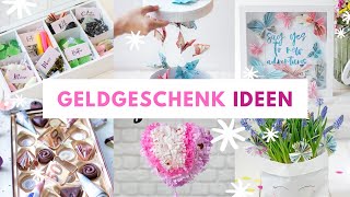 Kreative DIY Geldgeschenke für Hochzeiten Geburtstage oder ein Jubiläum [upl. by Kcirdehs]