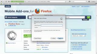 Firefox Sync Setup [upl. by Anez]