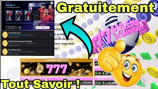 Tout savoir sur lévénement 777 de téléchargement  Pièce gratuite 🤯 et Joueurs [upl. by Allemat]