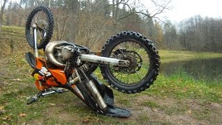 KTM EXC 200 Jump to the water SIWY [upl. by Naeruat]