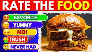 Rate the Food 🍕🍔 Kids Quiz  Food Quiz 2024 zeeyquiz kidsquiz [upl. by Gabriele]