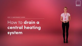 How to drain a central heating system  UK  BOXT [upl. by Keane]