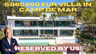 5960000€ Villa in CAMP DE MAR  Reserved by MALLORCA AGENT [upl. by Joete407]