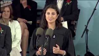 Undergraduate Speaker Sarah Abushaar  Harvard Commencement 2014 [upl. by Oak68]