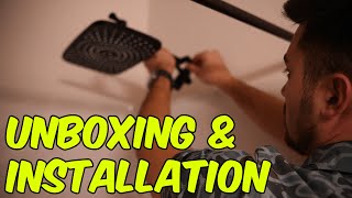 How to Install the Veken High Pressure Rain Shower Head [upl. by Tewfik745]