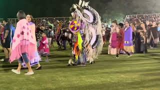 Intertribal song at Cherokee Nation National Holiday Powwow 2023 Saturday night [upl. by Aisan565]