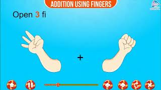 ADDITIONADDITION USING FINGERS [upl. by Ellinger]