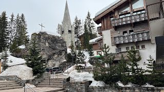 Courchevel 1850 Walking Tour 3162022 [upl. by Arimas]