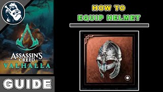 Unlock Helmet in Assassins Creed Valhalla How to Equip Helmet  Beginner Guide 7 [upl. by Ylime847]