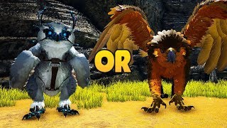 Snow Owl VS Griffin Which is BETTER  ARK [upl. by Erodroeht785]