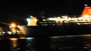 Stenaline Ferry  At night [upl. by Enimisaj]