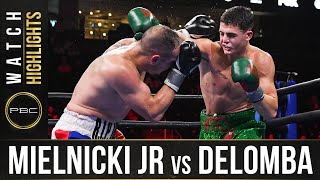 Vito Mielnicki Jr vs Nicholas DeLomba HIGHLIGHTS December 25 2021  PBC on FOX [upl. by Einej994]