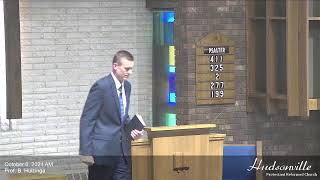 106 AM Service  Prof Huizinga  LD 28 quotThe Bread and Cup of the Lordquot [upl. by Anitnegra]