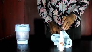 PROKLEAR™ AntiFog Spray Demonstration on Eye Wear [upl. by Yelsgnik]