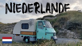 Niederlande mit dem Ape 50 Camper  1400km in 2 Wochen [upl. by Sally]