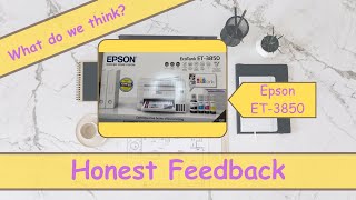 Epson ET 3850 Printer  Setup and Review [upl. by Waite]