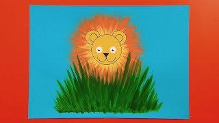 Flicky Paint Lion Picture  Mister Maker [upl. by Lleroj]