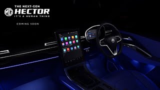 Finally All New 2022 MG Hector Is Here New Interiors  Official Teaser Video  Hector 2022 [upl. by Melia690]