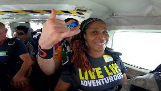 Dorothy Castile  Tandem Skydive at Skydive Indianapolis [upl. by Levitus]