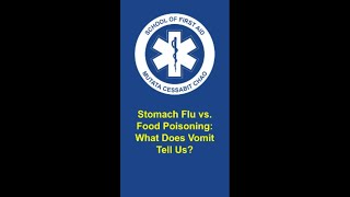 Stomach Flu Vs Food Poisoning What Does Vomit Tell Us [upl. by Cassius]