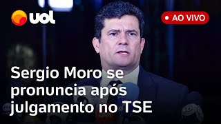 Sergio Moro fala ao vivo após ser absolvido em julgamento do TSE sobre cassação acompanhe [upl. by Aznecniv50]