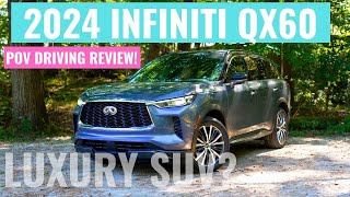 2024 Infiniti QX60 test drive  POV Driving Impressions [upl. by Salisbarry]